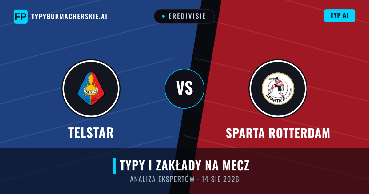 Telstar vs Sparta Rotterdam — typy i zapowiedź meczu
