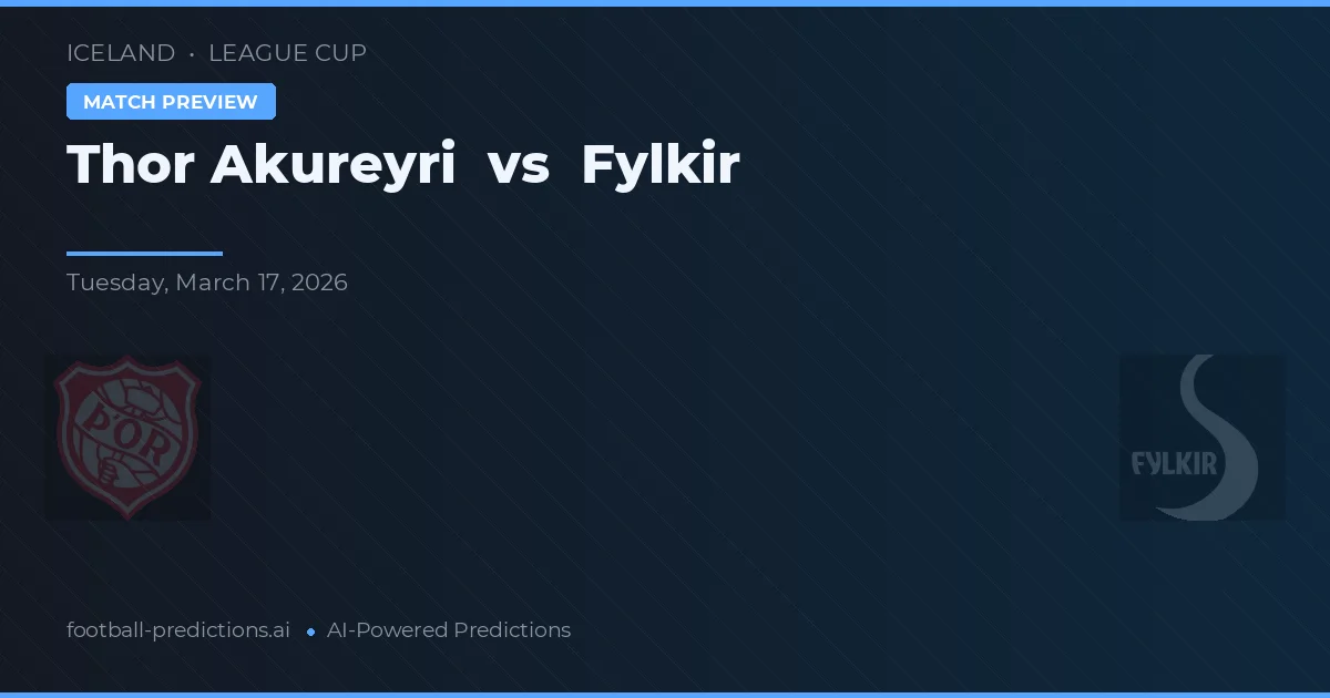 Thor Akureyri vs Fylkir — typy i zapowiedź meczu