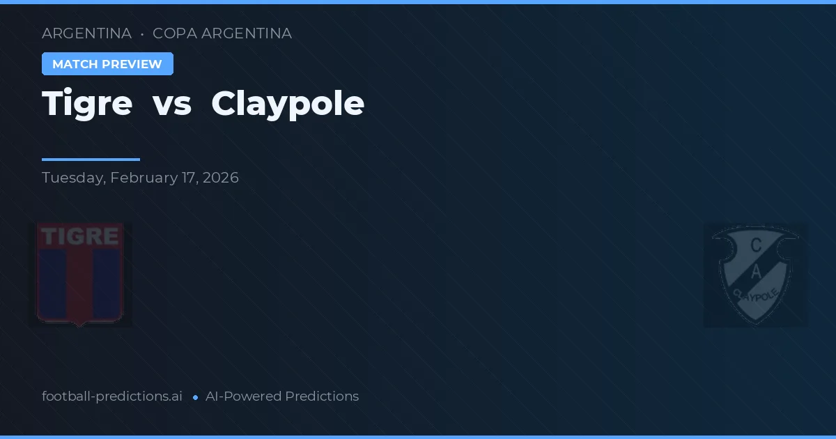 Tigre vs Claypole — typy i zapowiedź meczu