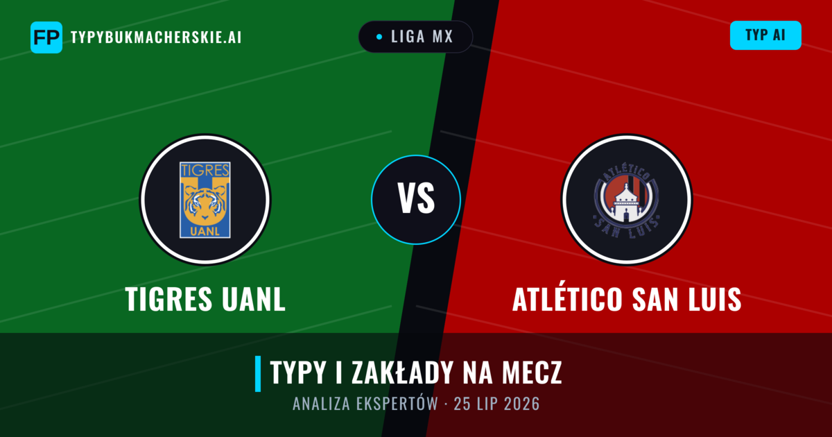 Tigres UANL vs Atlético San Luis — typy i zapowiedź meczu