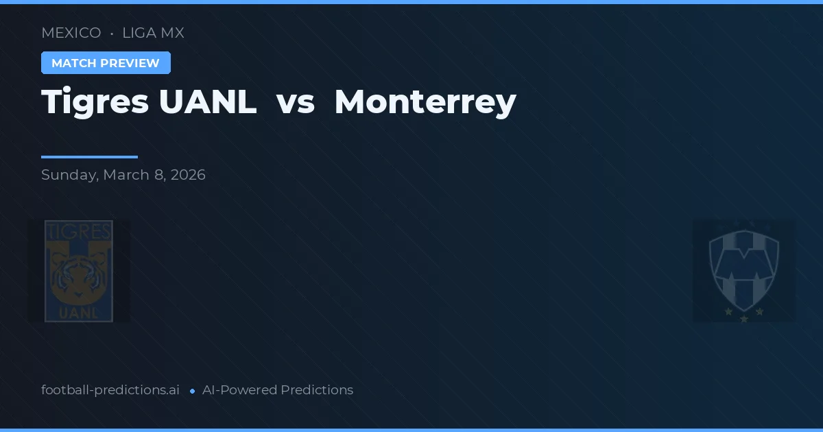 Tigres UANL vs Monterrey — typy i zapowiedź meczu
