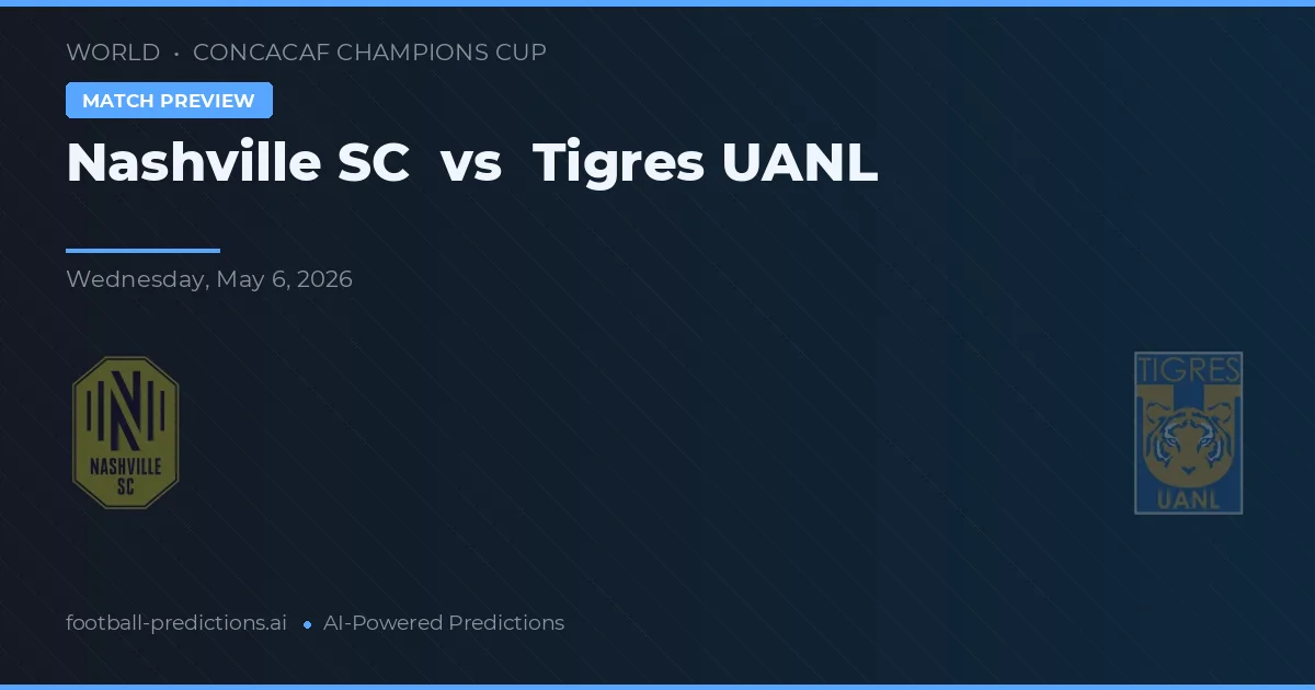 Nashville SC vs Tigres UANL — typy i zapowiedź meczu