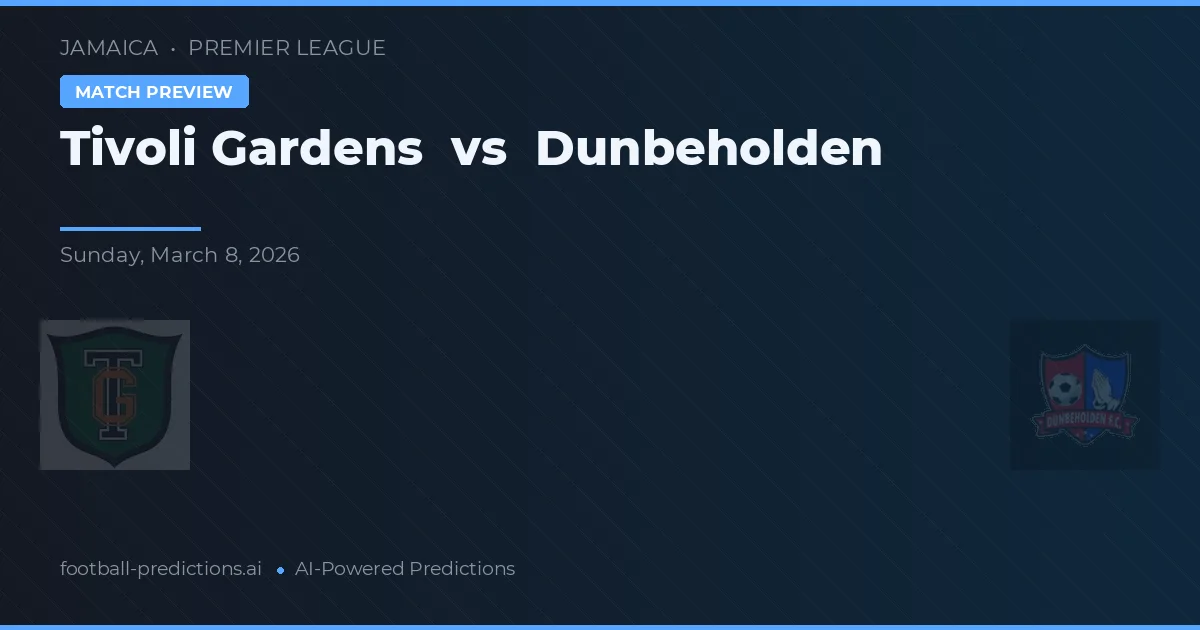 Tivoli Gardens vs Dunbeholden — typy i zapowiedź meczu