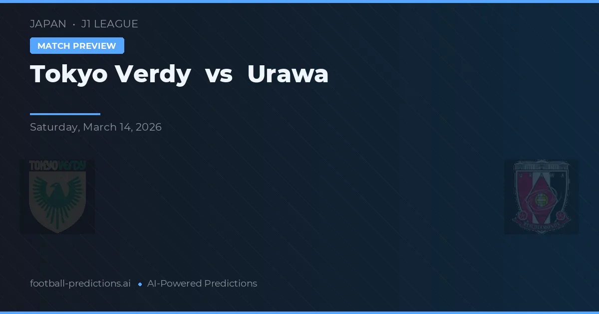 Tokyo Verdy vs Urawa Reds — typy i zapowiedź meczu
