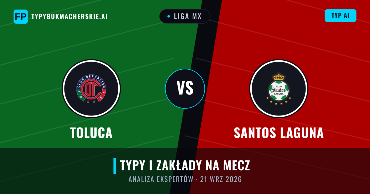 Toluca vs Santos Laguna — typy i zapowiedź meczu