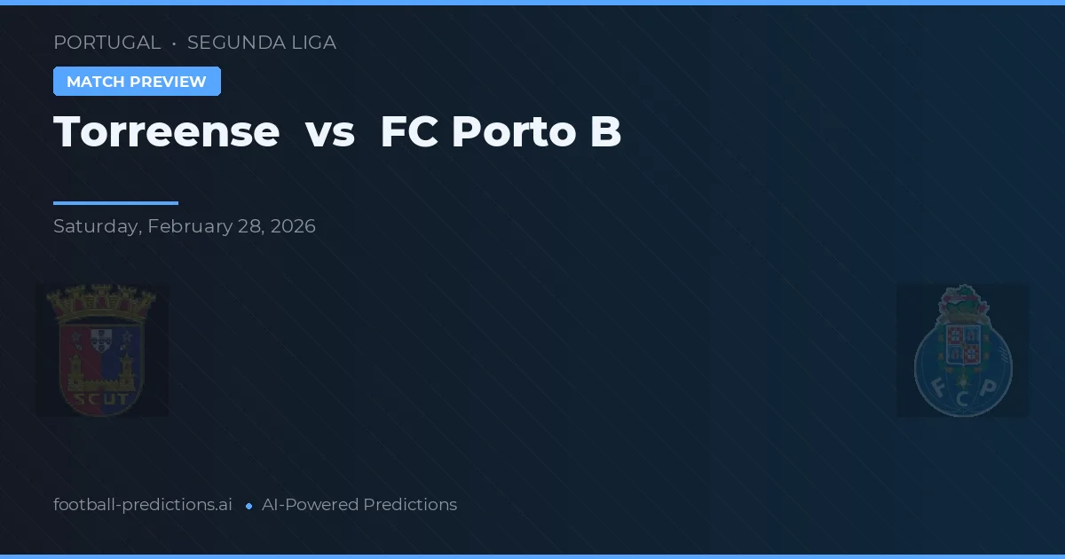 Torreense vs FC Porto B — typy i zapowiedź meczu