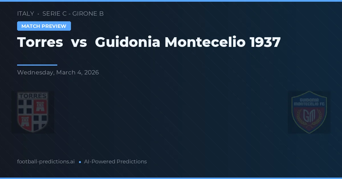 Torrens vs Guidonia Montecelio 1937 — typy i zapowiedź meczu