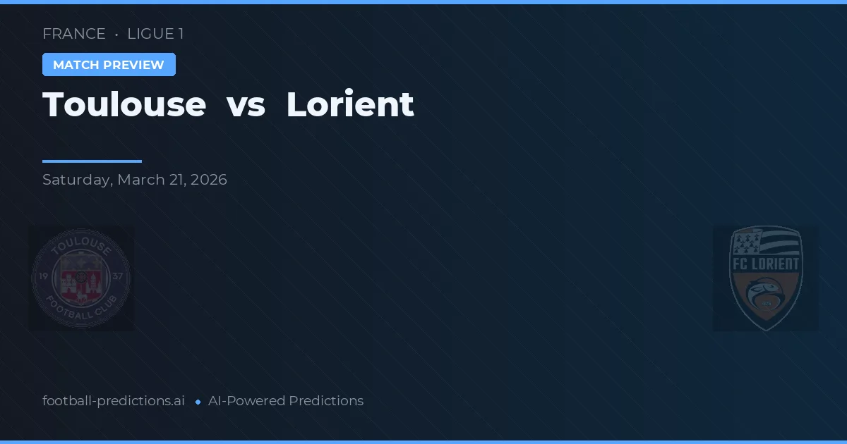 Tuluza vs Lorient — typy i zapowiedź meczu