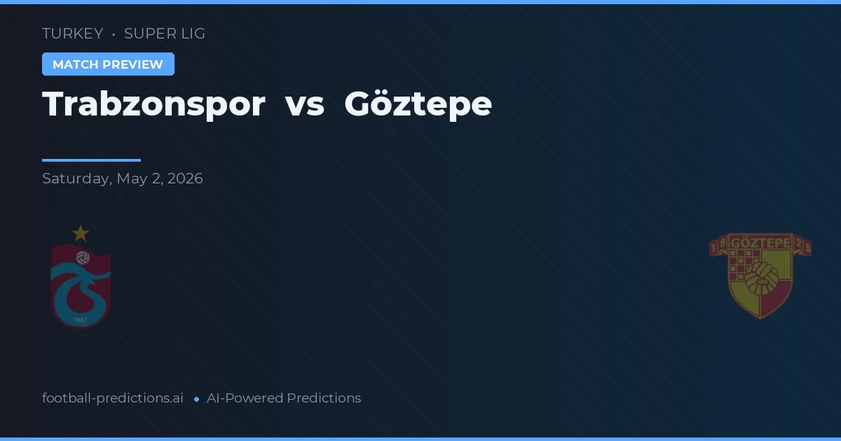 Trabzonspor vs Göztepe — typy i zapowiedź meczu