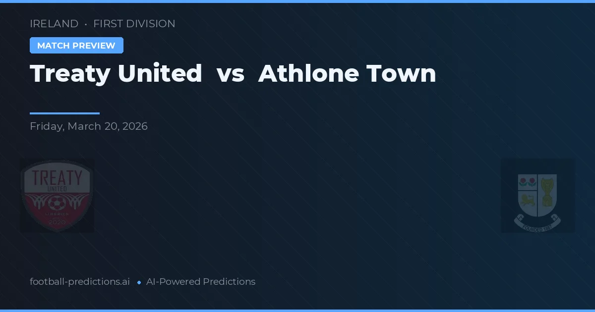 Treaty United vs Athlone Town — typy i zapowiedź meczu
