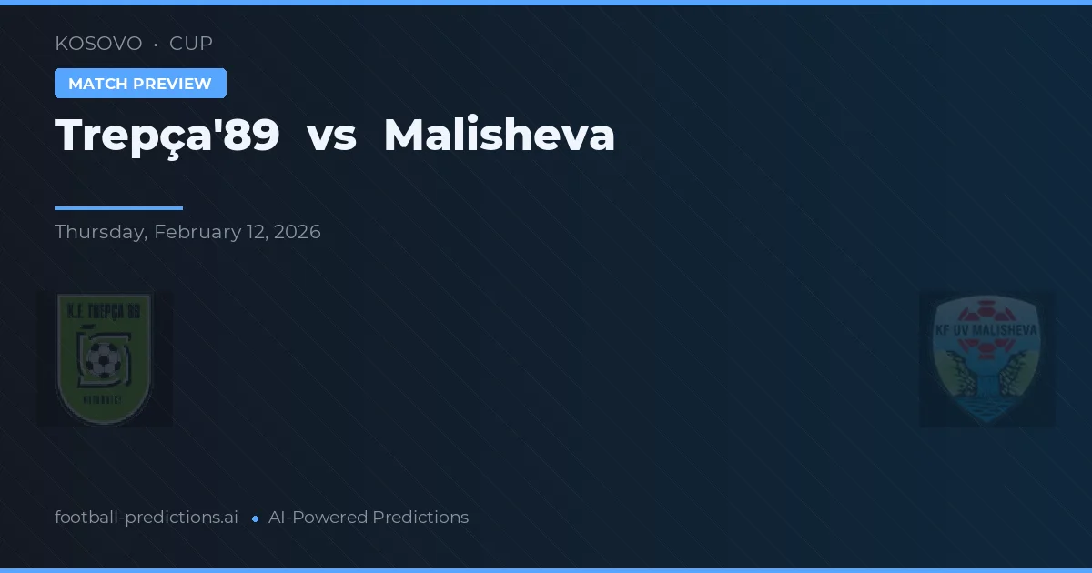 Trepça '89 vs Maliszeva — typy i zapowiedź meczu