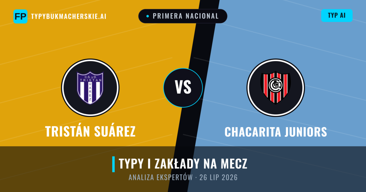 Tristán Suárez vs Chacarita Juniors — typy i zapowiedź meczu
