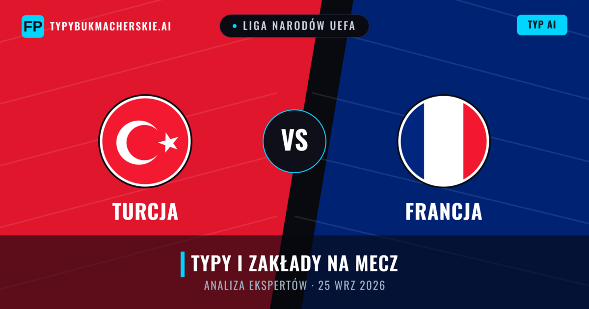 Turcja vs Francja — typy i zapowiedź meczu
