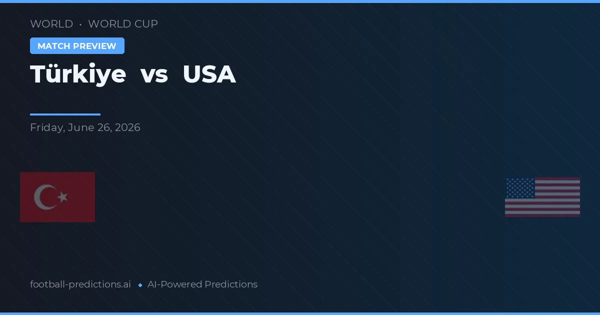 Turcja vs USA — typy i zapowiedź meczu