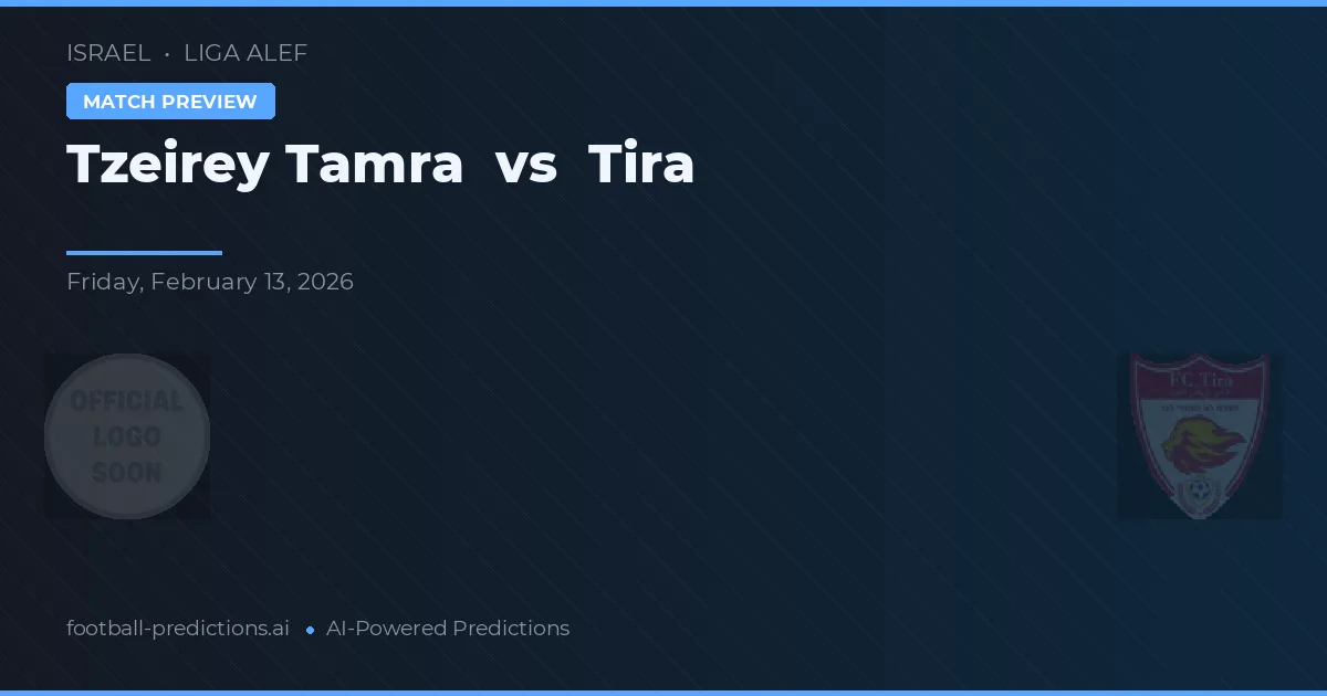 Tzeirey Tamra vs Tira — typy i zapowiedź meczu