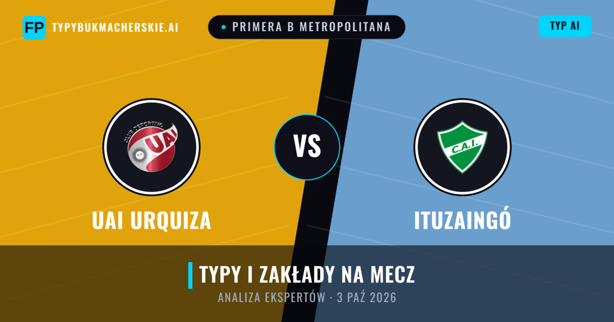 UAI Urquiza vs Ituzaingó — typy i zapowiedź meczu