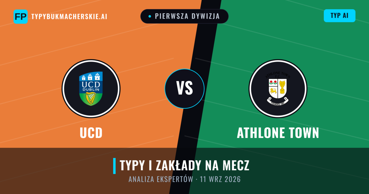 UCD vs Athlone Town — typy i zapowiedź meczu