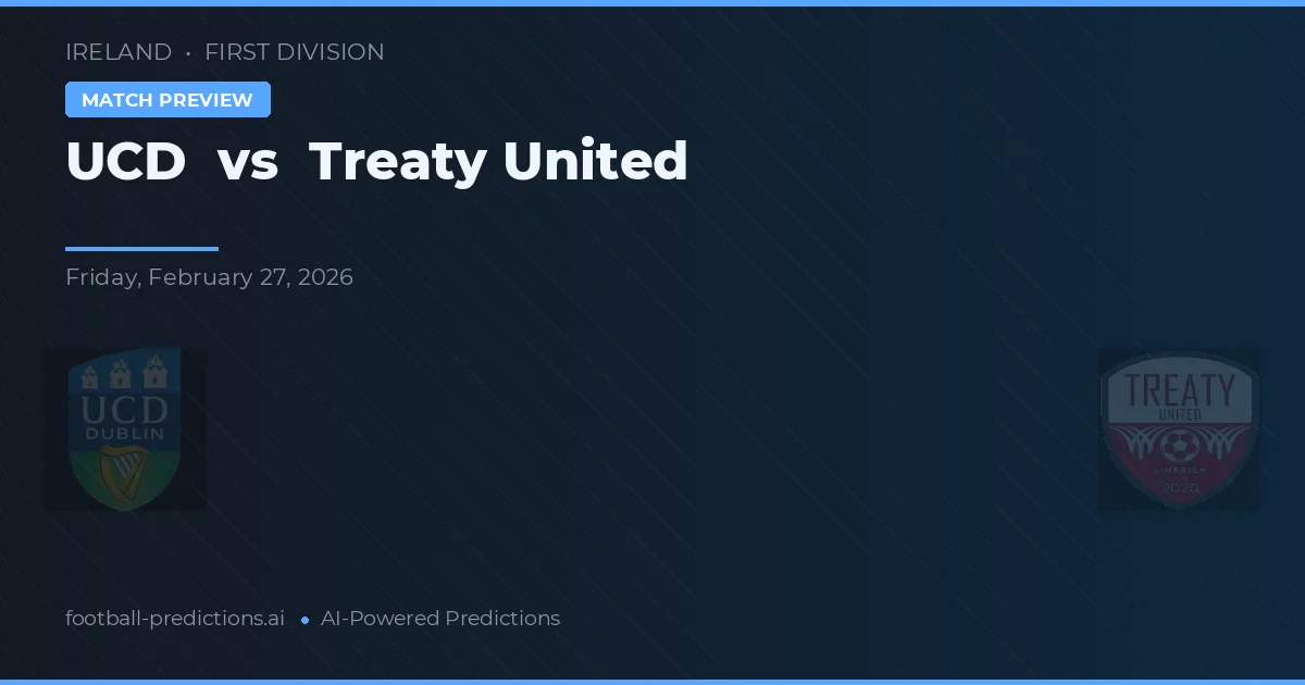UCD vs Treaty United — typy i zapowiedź meczu