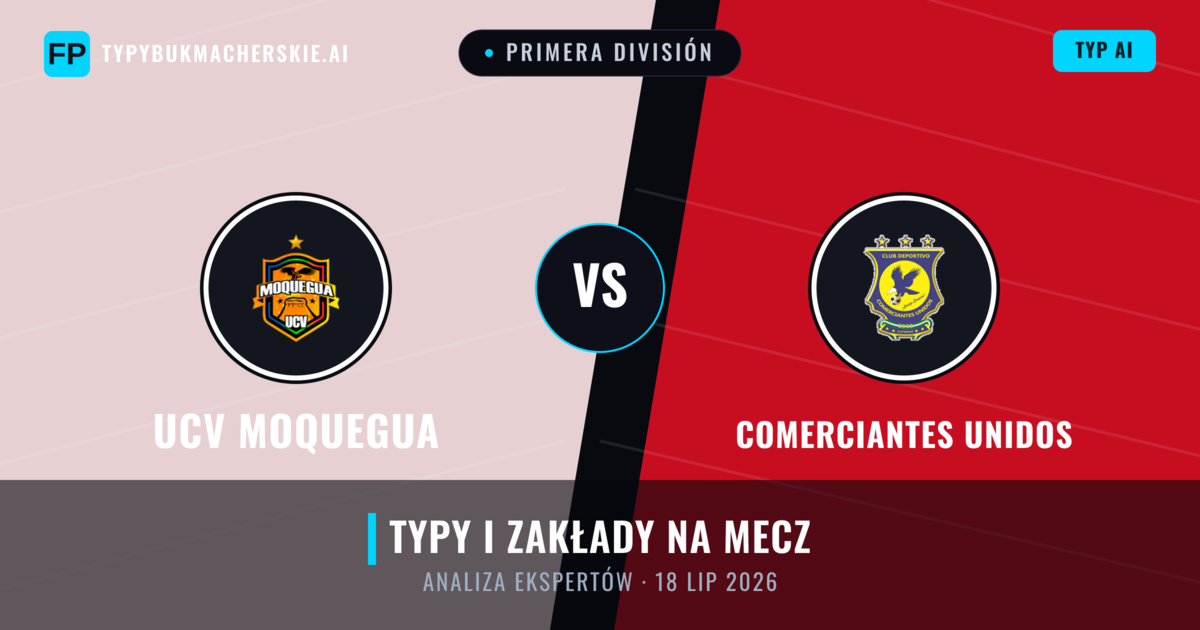 UCV Moquegua vs Comerciantes Unidos — typy i zapowiedź meczu