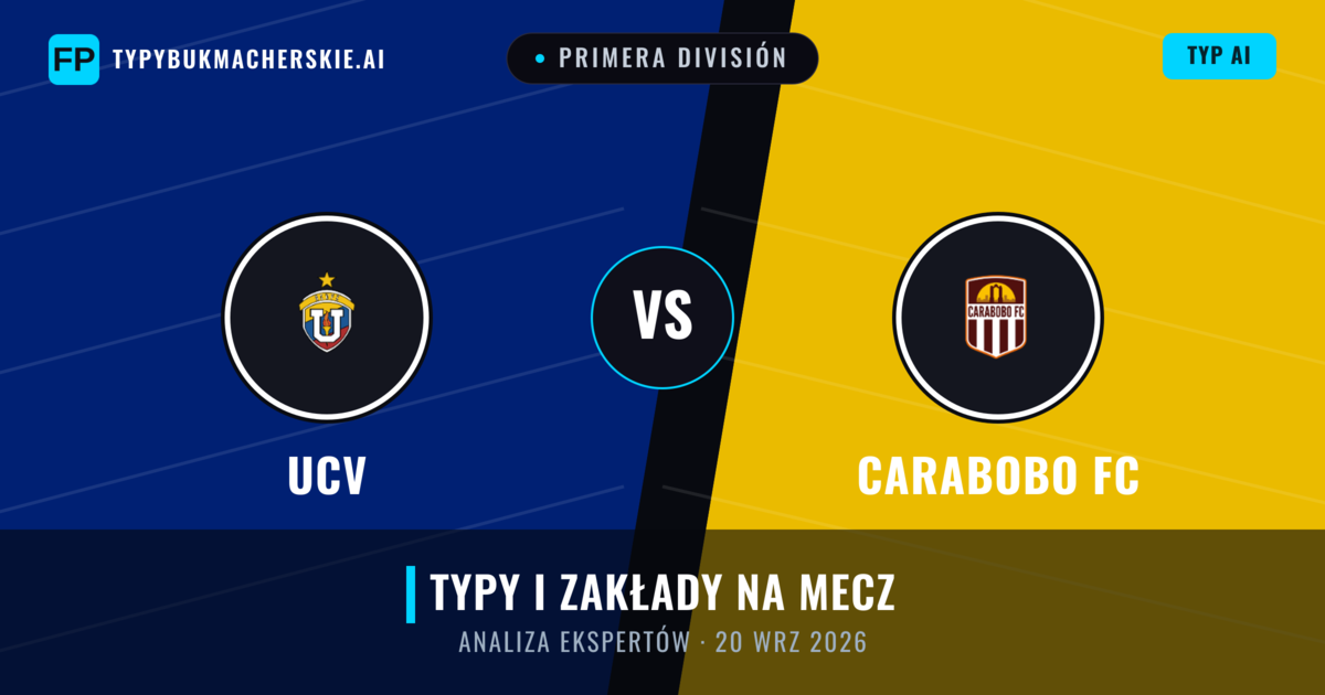 UCV vs Carabobo FC — typy i zapowiedź meczu