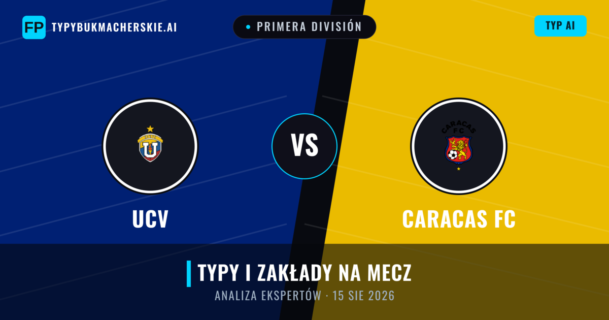 UCV vs Caracas FC — typy i zapowiedź meczu