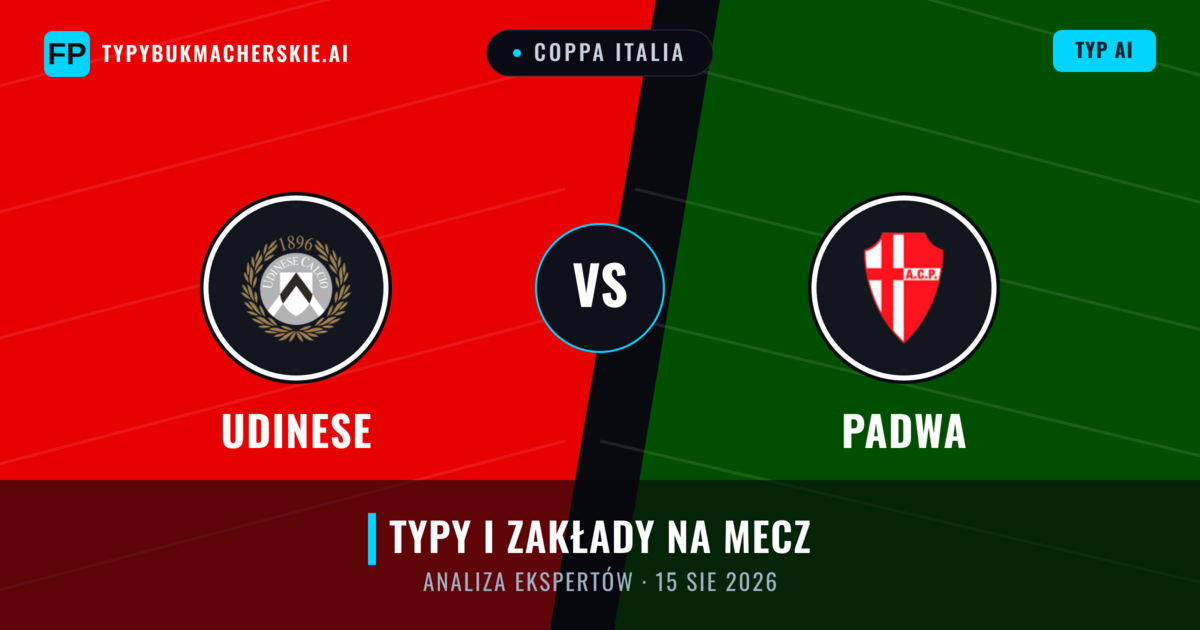 Udinese vs Padwa — typy i zapowiedź meczu