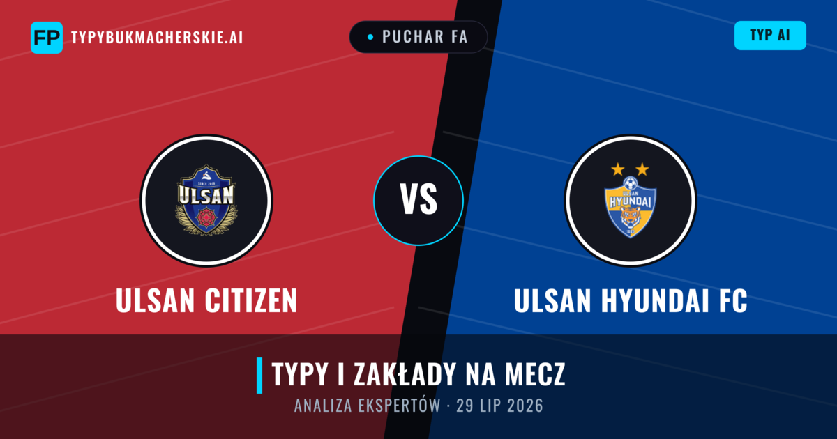 Ulsan Citizen vs Ulsan Hyundai FC — typy i zapowiedź meczu