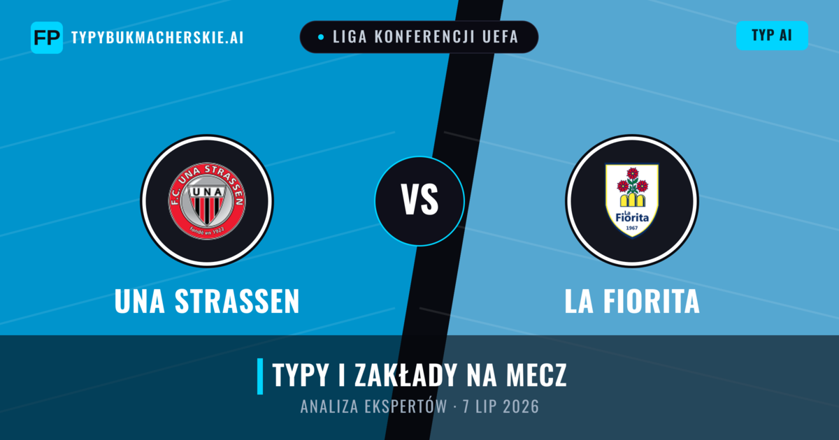 UNA Strassen vs La Fiorita — typy i zapowiedź meczu