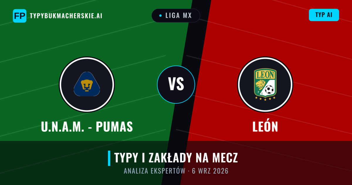 U.N.A.M. - Pumas vs León — typy i zapowiedź meczu