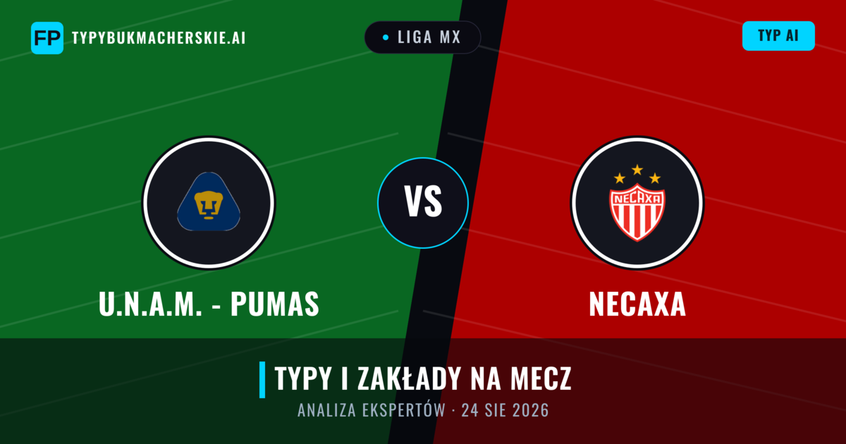 U.N.A.M. - Pumas vs Necaxa — typy i zapowiedź meczu