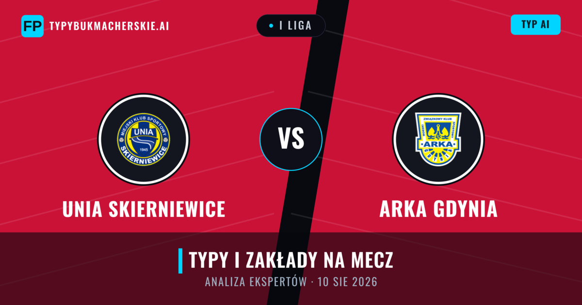Unia Skierniewice vs Arka Gdynia — typy i zapowiedź meczu