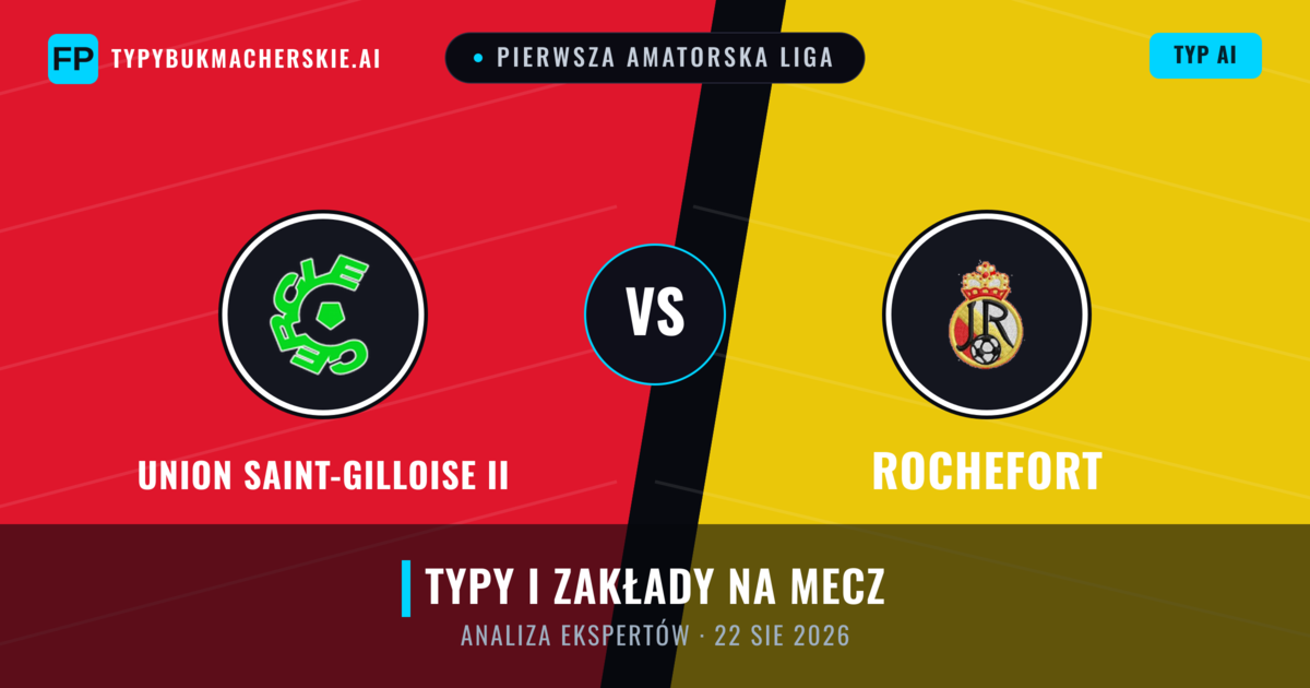 Union Saint-Gilloise II vs Rochefort — typy i zapowiedź meczu