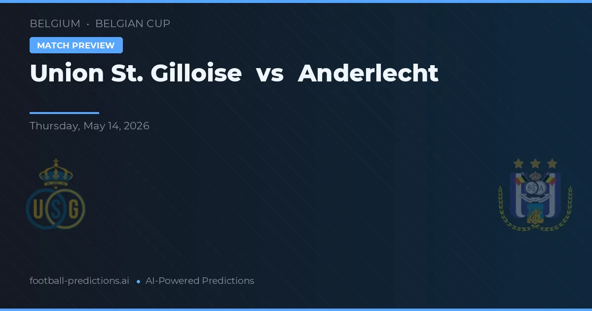 Union Saint-Gilloise vs Anderlecht — typy i zapowiedź meczu
