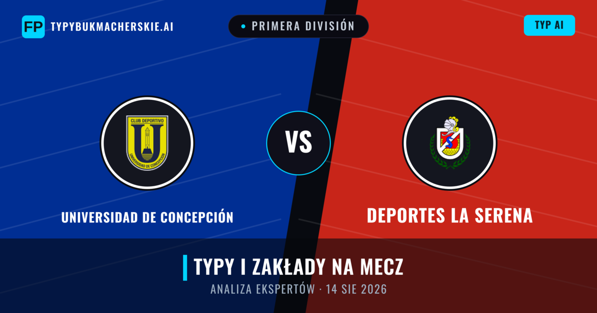 Universidad de Concepción vs Deportes La Serena — typy i zapowiedź meczu