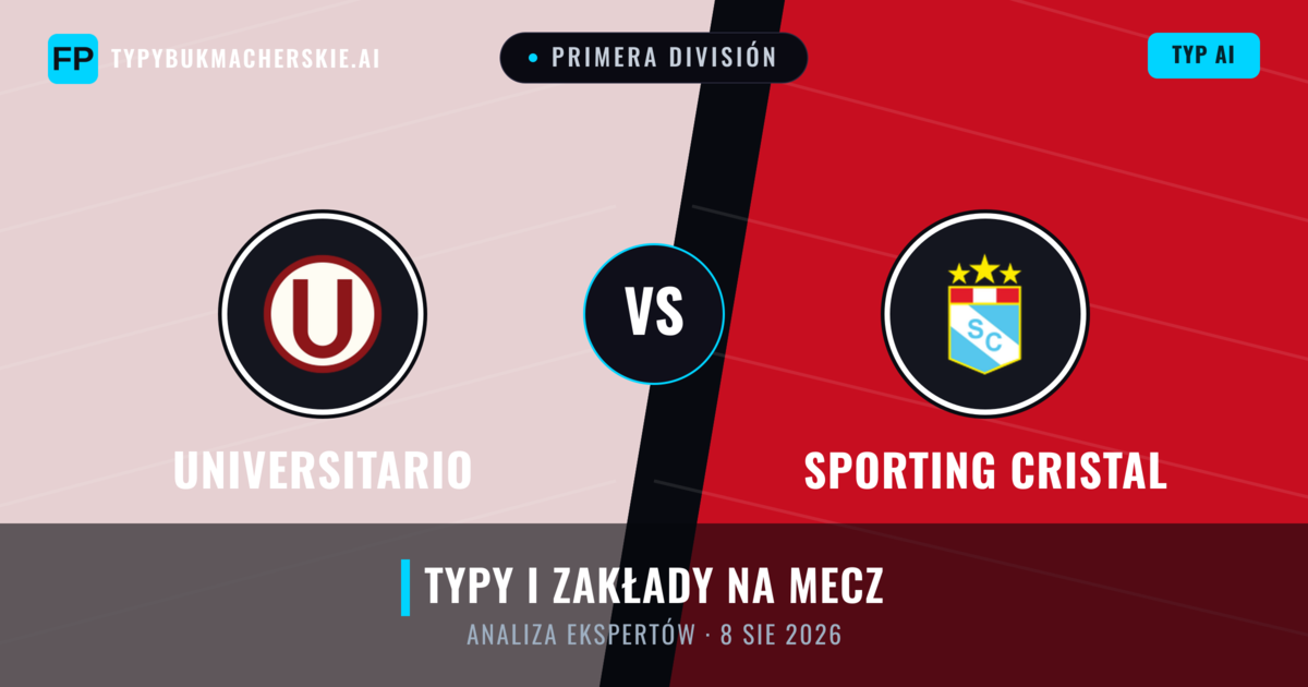 Universitario vs Sporting Cristal — typy i zapowiedź meczu