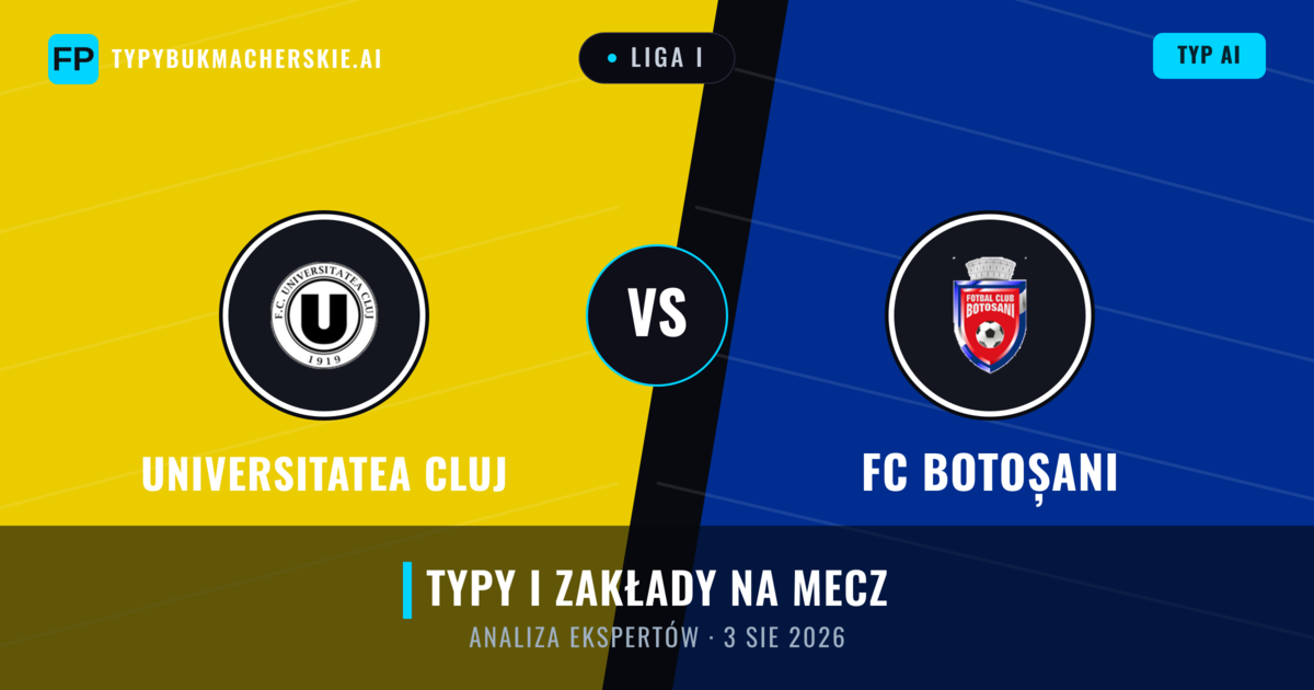 Universitatea Cluj vs FC Botoșani — typy i zapowiedź meczu