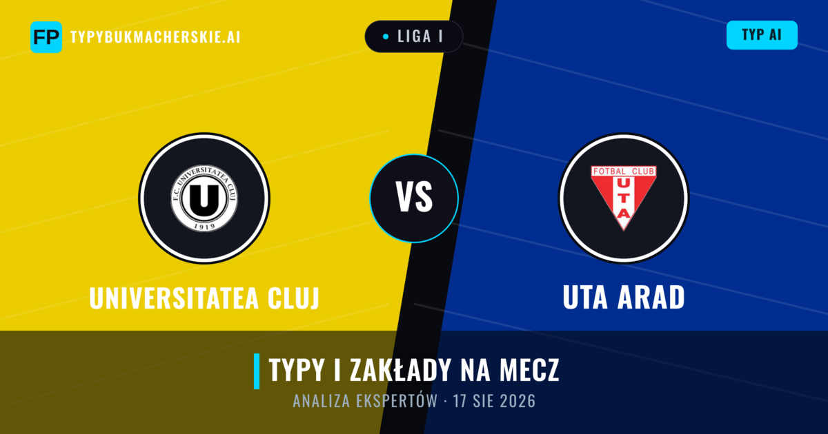 Universitatea Cluj vs UTA Arad — typy i zapowiedź meczu