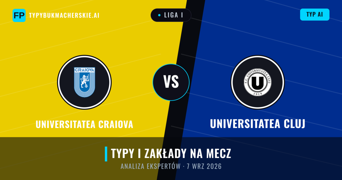 Universitatea Craiova vs Universitatea Cluj — typy i zapowiedź meczu