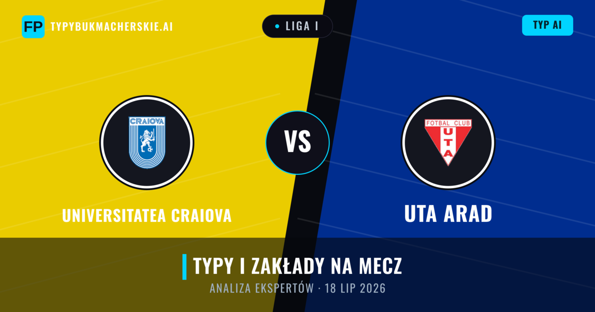 Universitatea Craiova vs UTA Arad — typy i zapowiedź meczu