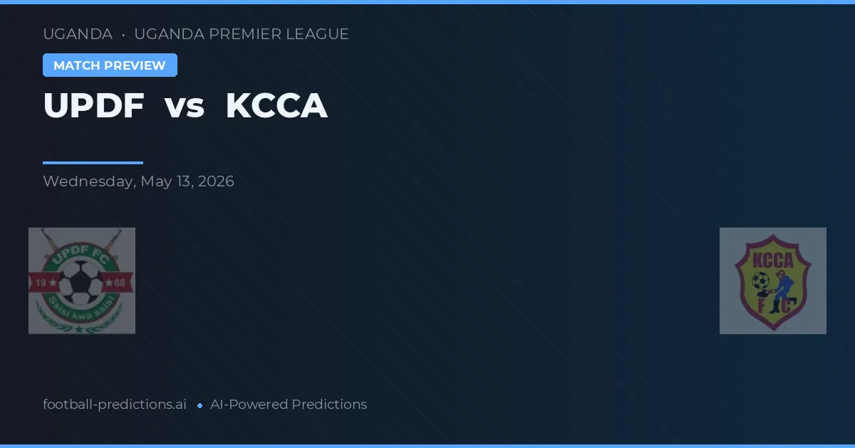 UPDF vs KCCA — typy i zapowiedź meczu