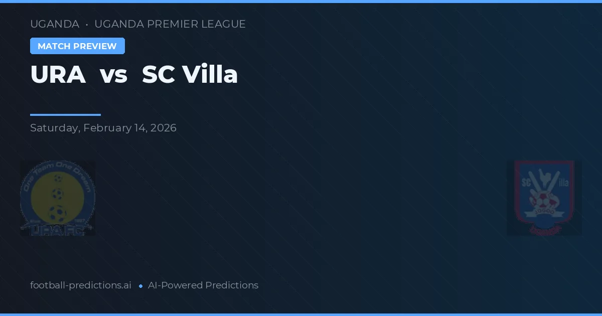 URA vs SC Villa — typy i zapowiedź meczu