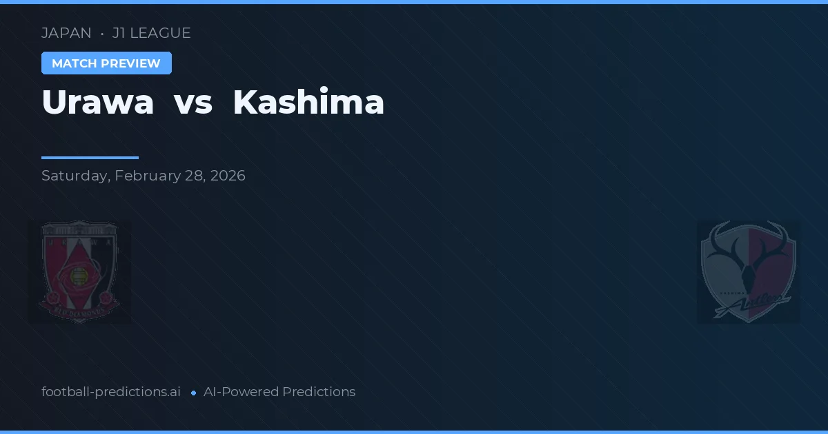 Urawa Reds vs Kashima Antlers — typy i zapowiedź meczu