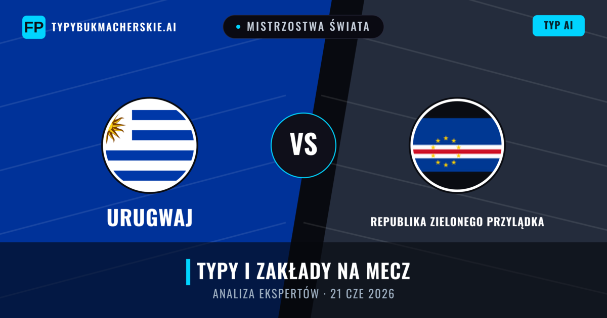 Urugwaj vs Republika Zielonego Przylądka — typy i zapowiedź meczu