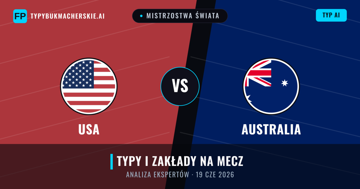 USA vs Australia — typy i zapowiedź meczu