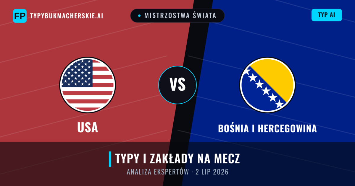 USA vs Bośnia i Hercegowina — typy i zapowiedź meczu