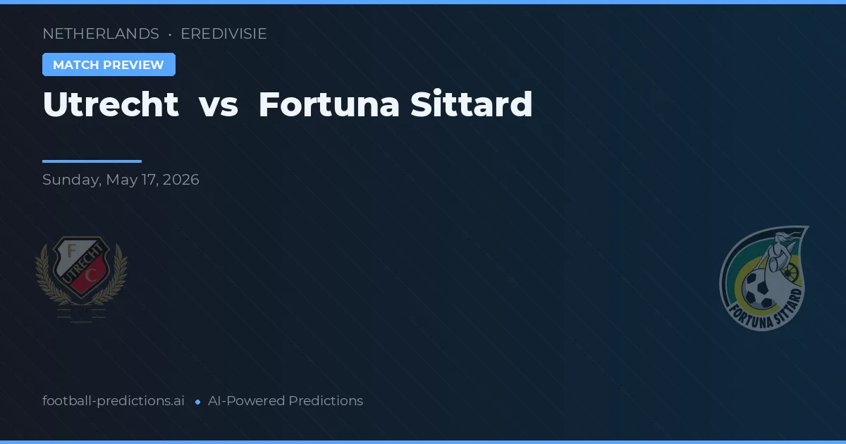 Utrecht vs Fortuna Sittard — typy i zapowiedź meczu
