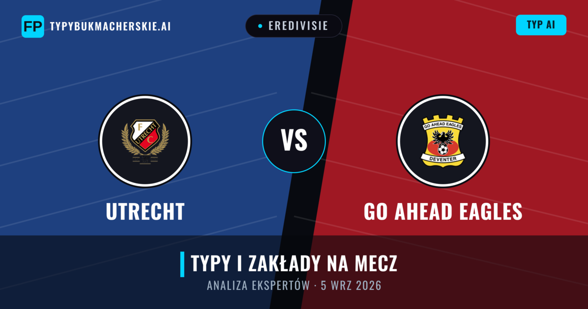 Utrecht vs GO Ahead Eagles — typy i zapowiedź meczu