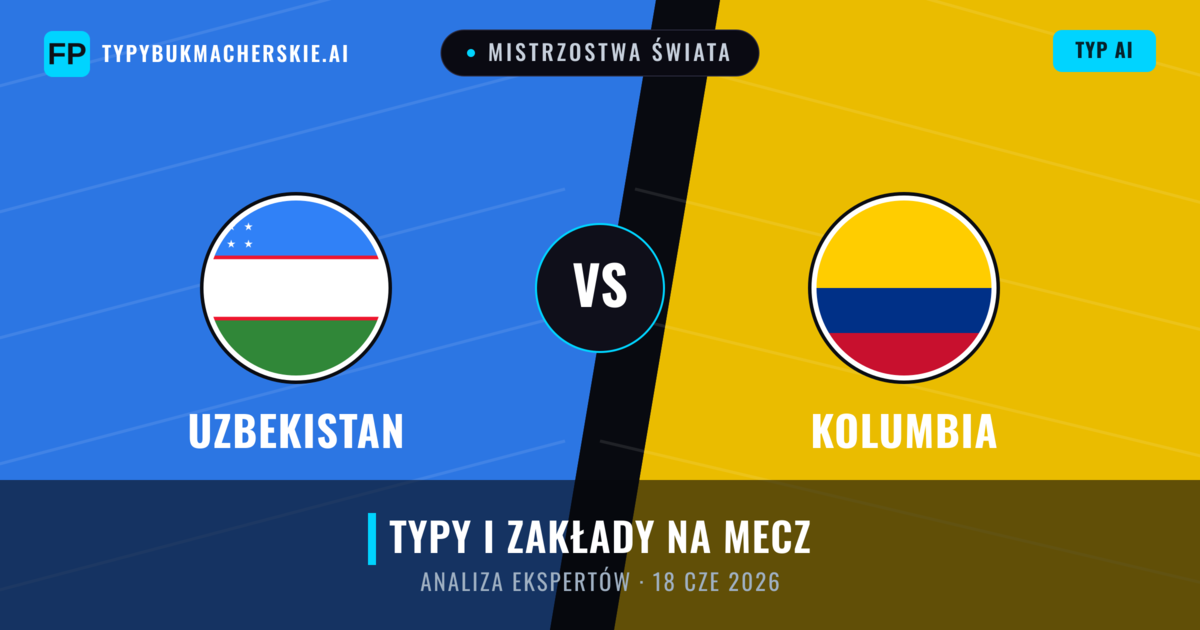 Uzbekistan vs Kolumbia — typy i zapowiedź meczu