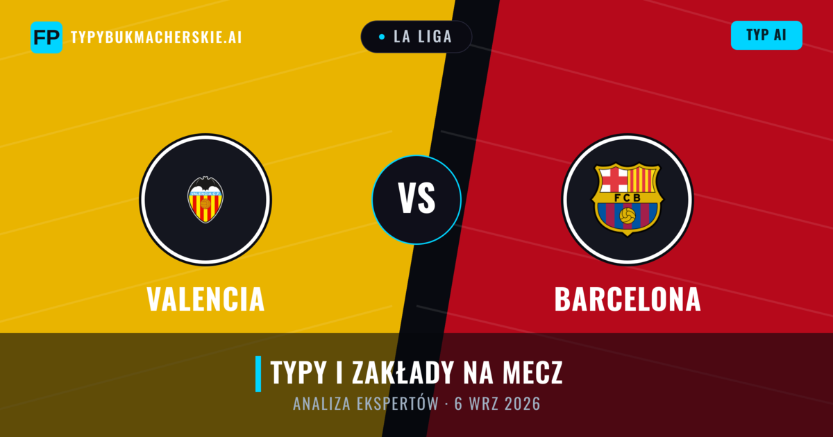 Valencia vs Barcelona — typy i zapowiedź meczu