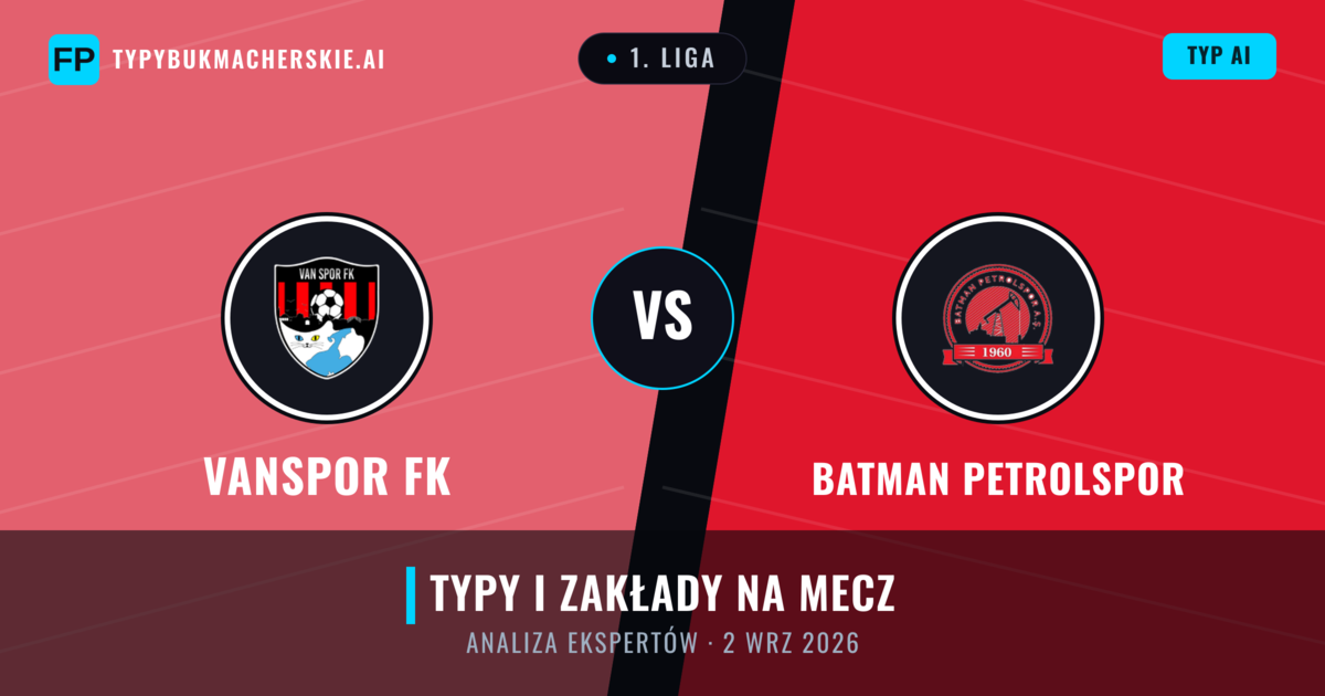 Vanspor FK vs Batman Petrolspor — typy i zapowiedź meczu